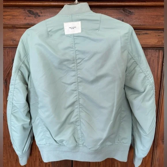 Rag & Bone Manstone Bomber Jacket sage green